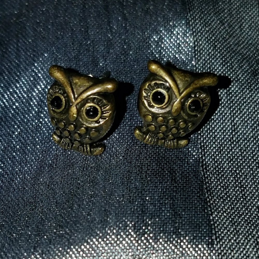 Cute little owl earrings